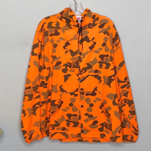 blaze orange sweatshirt